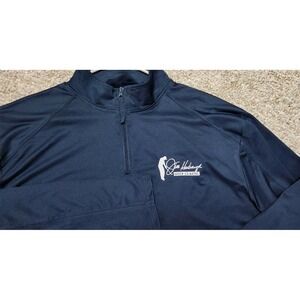 Jim Harbaugh Golf Classic Navy 1/4 Zip Jacket 3XL Badger Sports